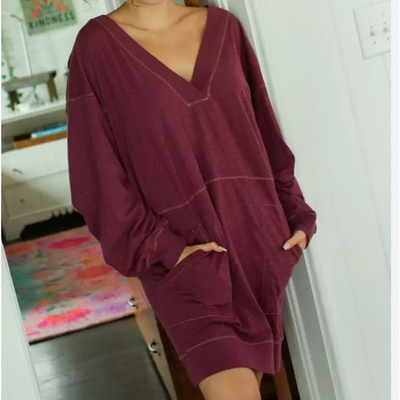 NATURAL LIFE Dresses & Skirts - Natural Life Johnnie Dress in Mauve XS NWT New